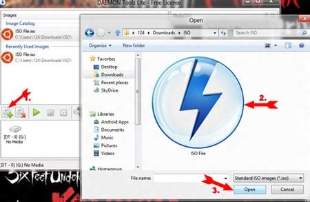 how to run iso files on android