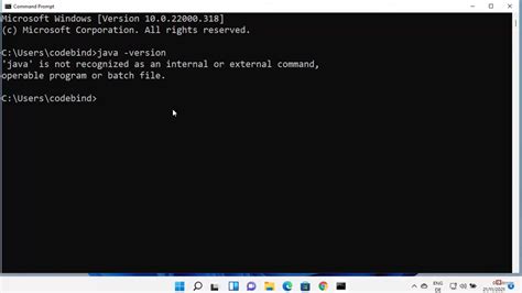 how to run java code in cmd windows 11