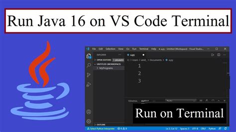 how to run java program in vs code mac