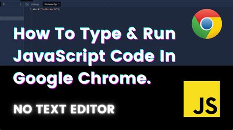 how to run javascript in chrome developer tools