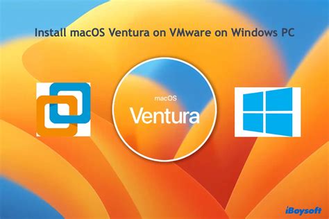 how to run macos on windows vmware