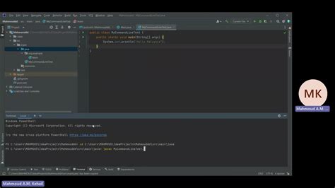 how to run maven project in intellij terminal