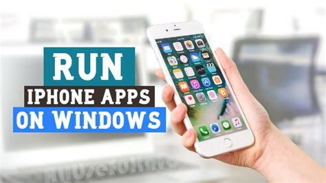how to run microsoft windows applications on iphone