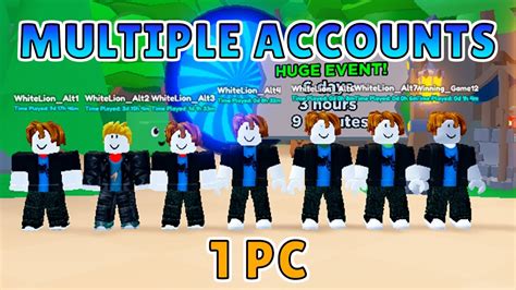 how to run multiple accounts on roblox