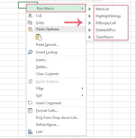 how to run multiple macros in excel