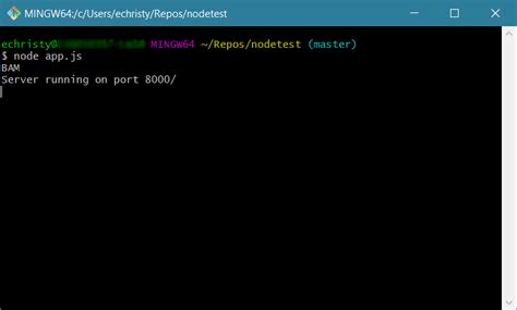 how to run node file in terminal