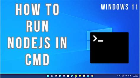 how to run node js in cmd