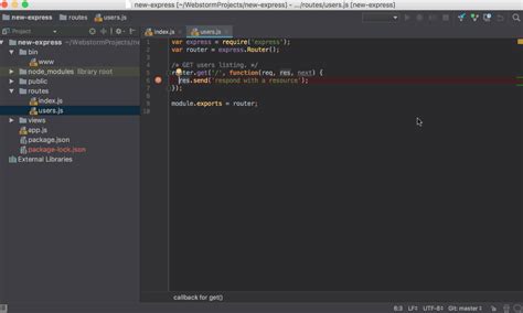 how to run node js in intellij