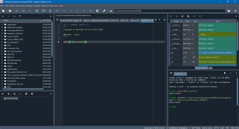 how to run one line of code in spyder