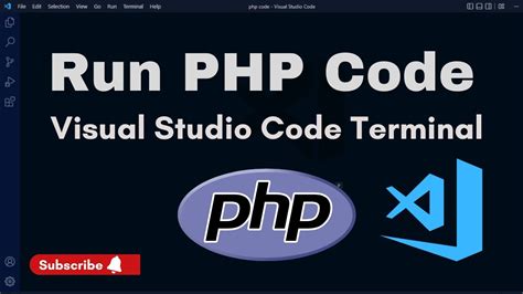 how to run php code in vs code terminal
