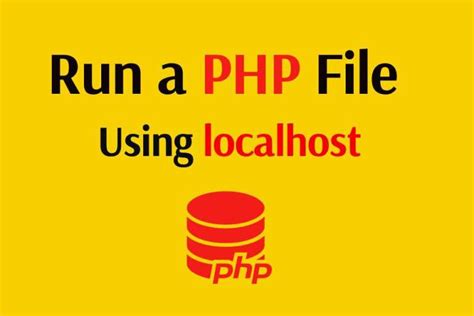 how to run php file locally