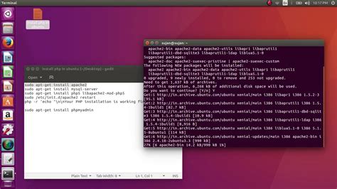 how to run php program in ubuntu
