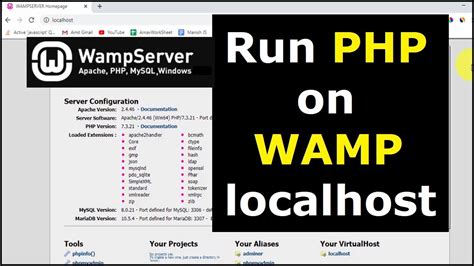 how to run php program in wamp server