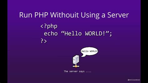 how to run php program without xampp