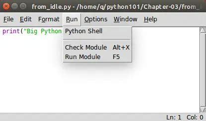 how to run program in idle shell 3.12 6