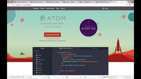 how to run python code in atom editor