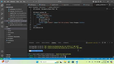 how to run python django project