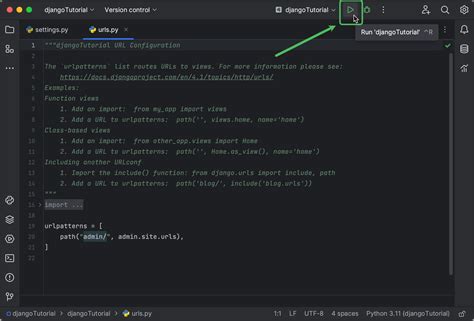 how to run python django project in pycharm
