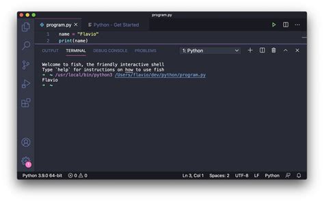 how to run python file in terminal