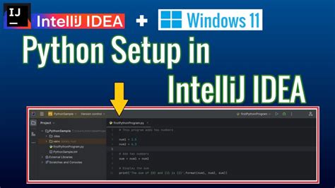 how to run python in intellij idea