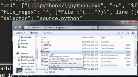 how to run python program in sublime text