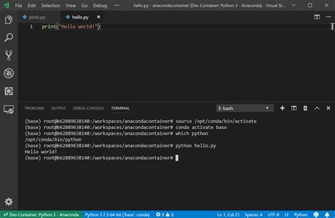 how to run python program in visual studio terminal