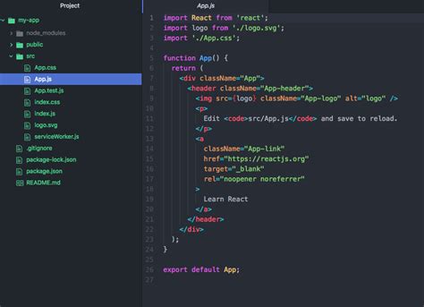how to run react js code in vs code
