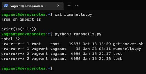 how to run shell command