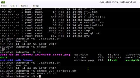 how to run shell program in linux terminal