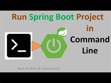 how to run spring boot maven project from command line