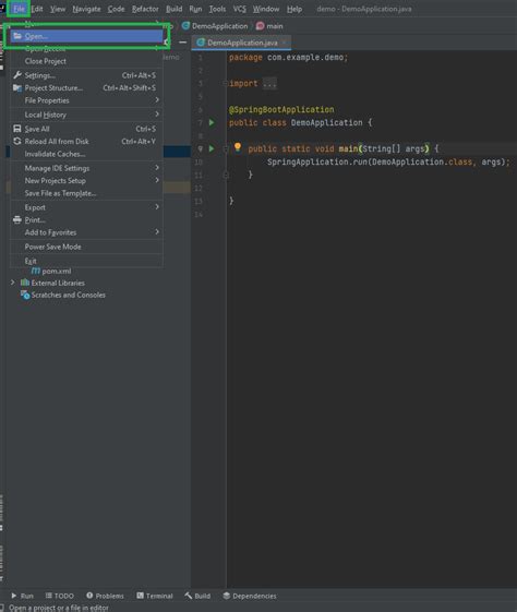how to run spring boot project in intellij idea
