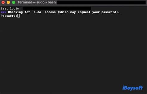 how to run sudo commands on mac
