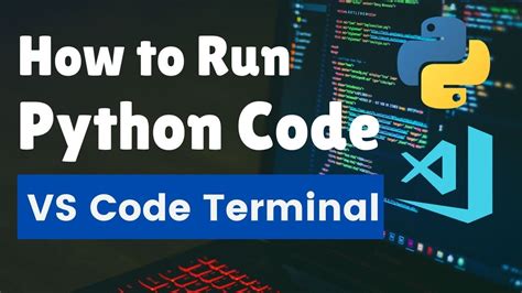 how to run the python code in vscode