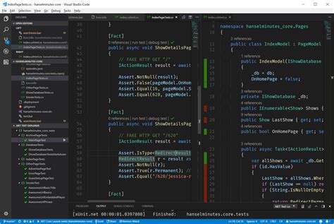 how to run unit test in visual studio code angular