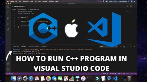 how to run visual studio code on mac