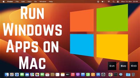 how to run windows applications on macbook