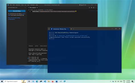 how to run windows powershell script from batch file