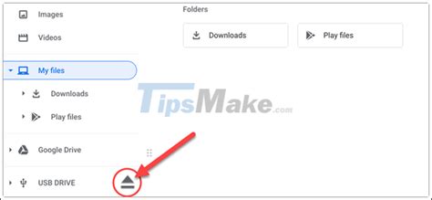 how to safely remove memory stick from chromebook
