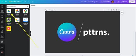 how to save a canva design into google drive