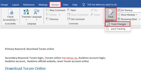how to save a clean word document without track changes