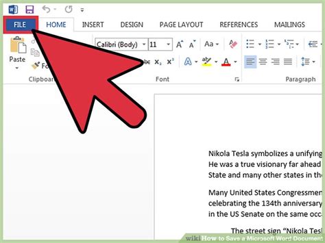 how to save a document in ms word 2010