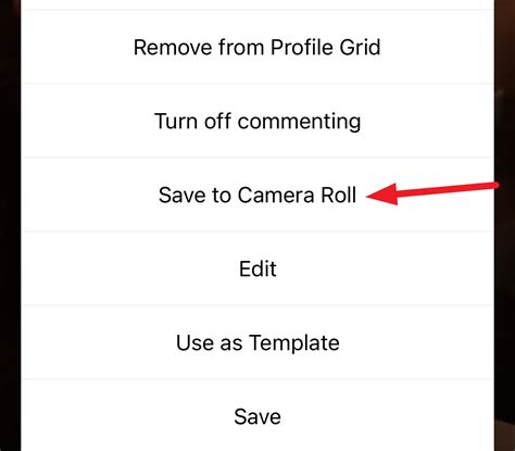how to save a draft to your camera roll on instagram
