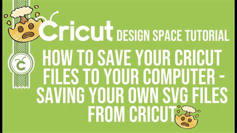 how to save a file from cricut design space