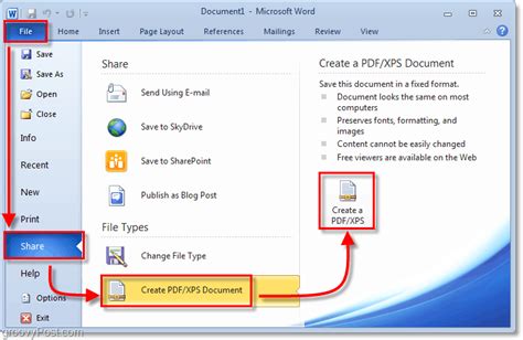 how to save a pdf file in microsoft word 2010