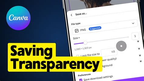 how to save a picture with a transparent background in canva