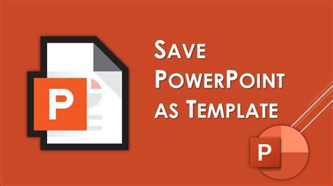 how to save a ppt presentation as a template