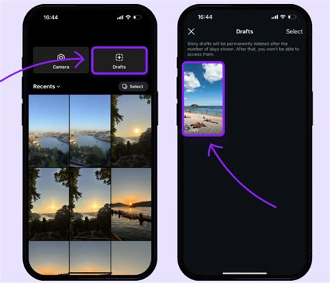 how to save a reel draft to my camera roll