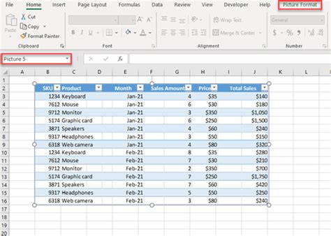 how to save a table design in excel