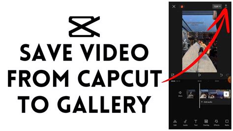 how to save a video from capcut to gallery without pro android