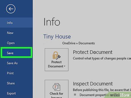 how to save a word document as a cv